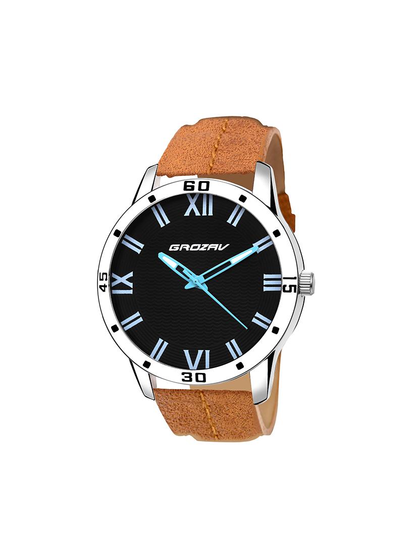 Round dial analog watch (910104BK) - 15731734 - Zoom Image - 1