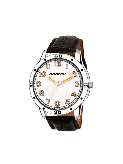 Round dial analog watch (910105WT) - 15731737 - Standard Image - 1