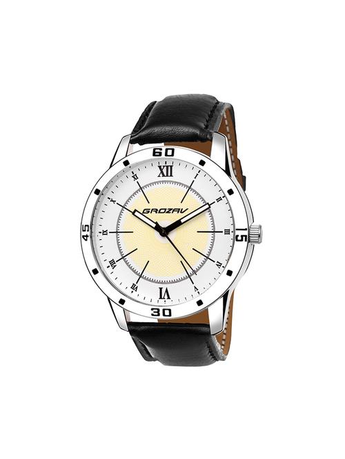 Round dial analog watch (910106WT) - 15731741 - Standard Image - 1