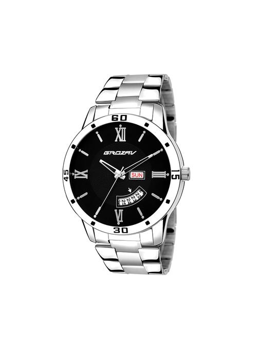 Round dial analog watch (910101BK) - 15731747 - Standard Image - 1