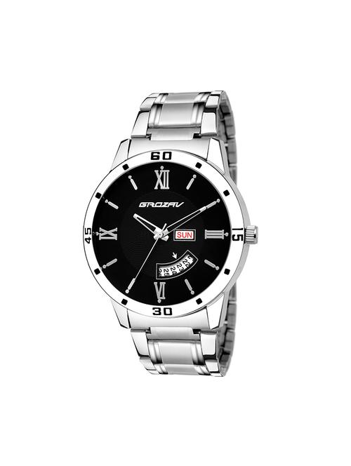 Round dial analog watch (910101BK) - 15731748 - Standard Image - 1