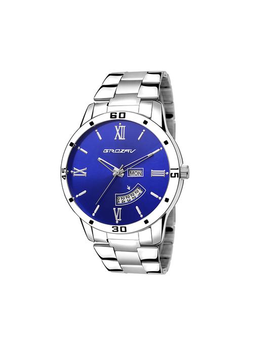 Round dial analog watch (910101BL) - 15731749 - Standard Image - 1