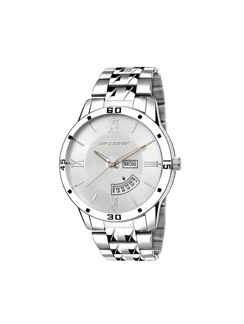 Round dial analog watch (910101SL) - 15731753 - Standard Image - 1