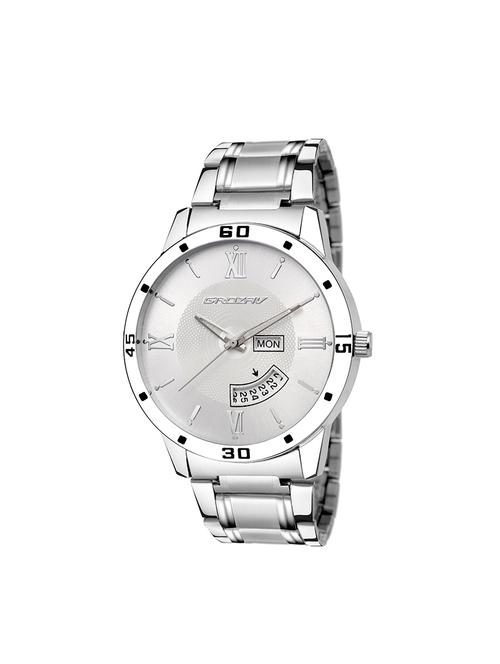Round dial analog watch (910101SL) - 15731754 - Standard Image - 1