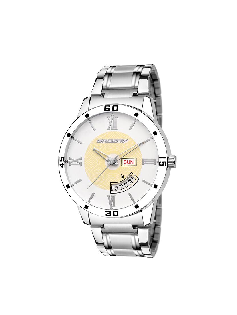 Round dial analog watch (910101WT) - 15731756 - Zoom Image - 1