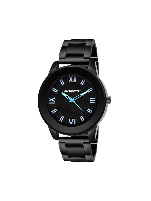 Round dial analog watch (910704BK) - 15731760 - Standard Image - 1