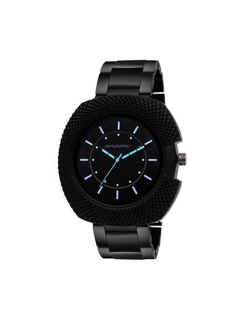 Round dial analog watch (910603BK) - 15731764 - Standard Image - 1