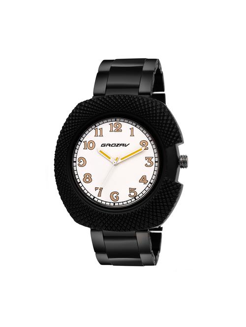 Round dial analog watch (910605WT) - 15731765 - Standard Image - 1