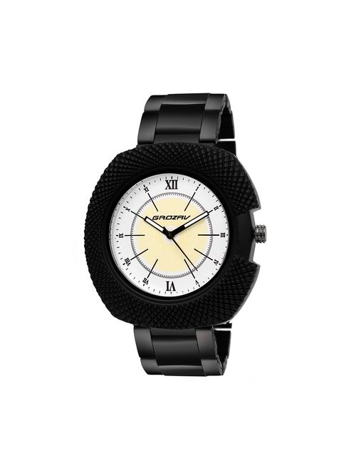 Round dial analog watch (910606WT) - 15731766 - Standard Image - 1