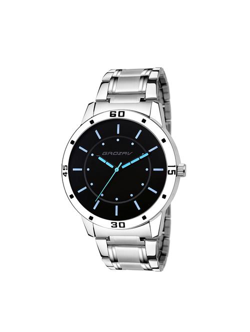 Round dial analog watch (910103BK) - 15731772 - Standard Image - 1