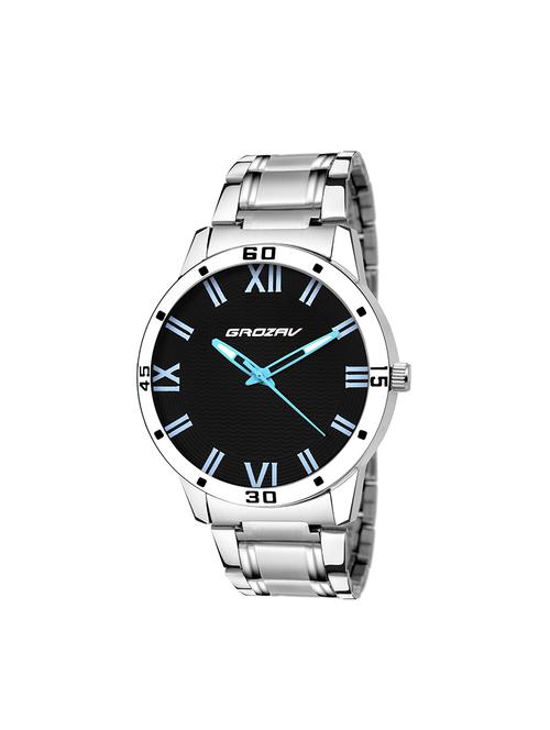 Round dial analog watch (910104BK) - 15731775 - Standard Image - 1