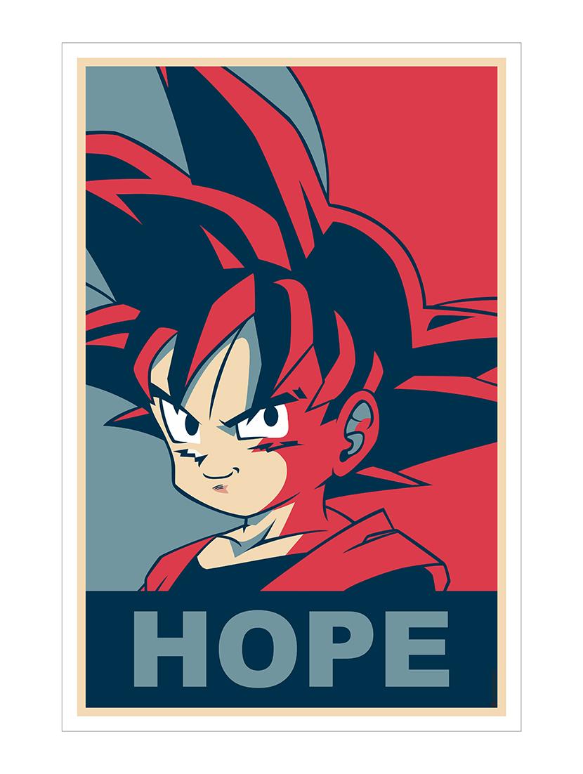 Rawpockets"Dragon Ball Z - Goku hope"Wall posters (PaperBoard,33cmX48cm) - 15731924 - Zoom Image - 1