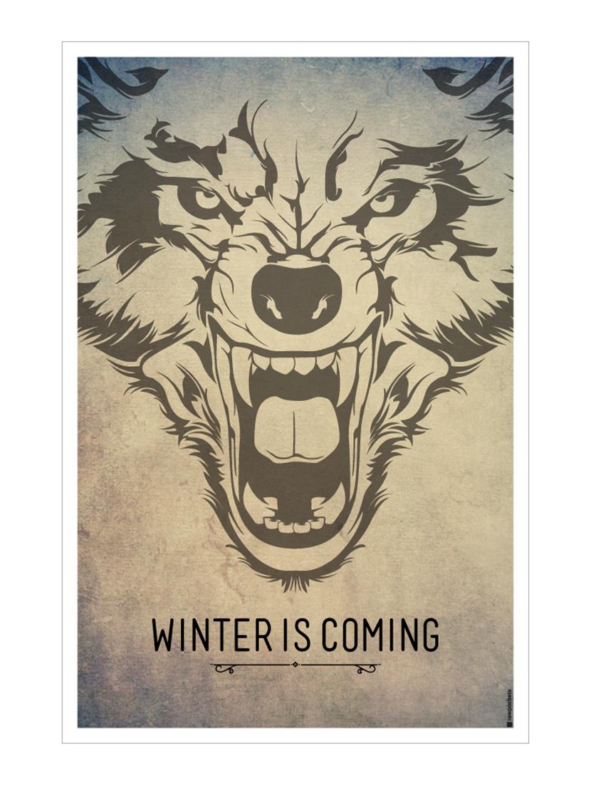 Rawpockets"Game of Thrones - Winter is coming"Wall posters (PaperBoard,33cmX48cm) - 15731926 - Zoom Image - 1