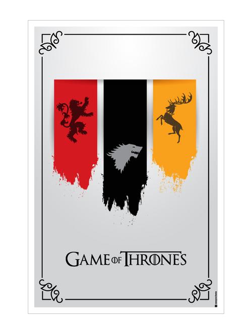 Rawpockets"Game of Thrones - 3 houses"Wall posters (PaperBoard,33cmX48cm) - 15731927 - Standard Image - 1