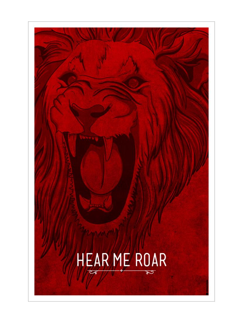 Rawpockets"Game of Thrones - Hear me roar"Wall posters (PaperBoard,33cmX48cm) - 15731928 - Zoom Image - 1