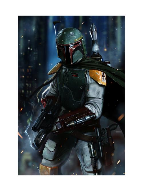Rawpockets"Boba Fett - Star Wars"Wall posters (PaperBoard,33cmX48cm) - 15731937 - Standard Image - 1