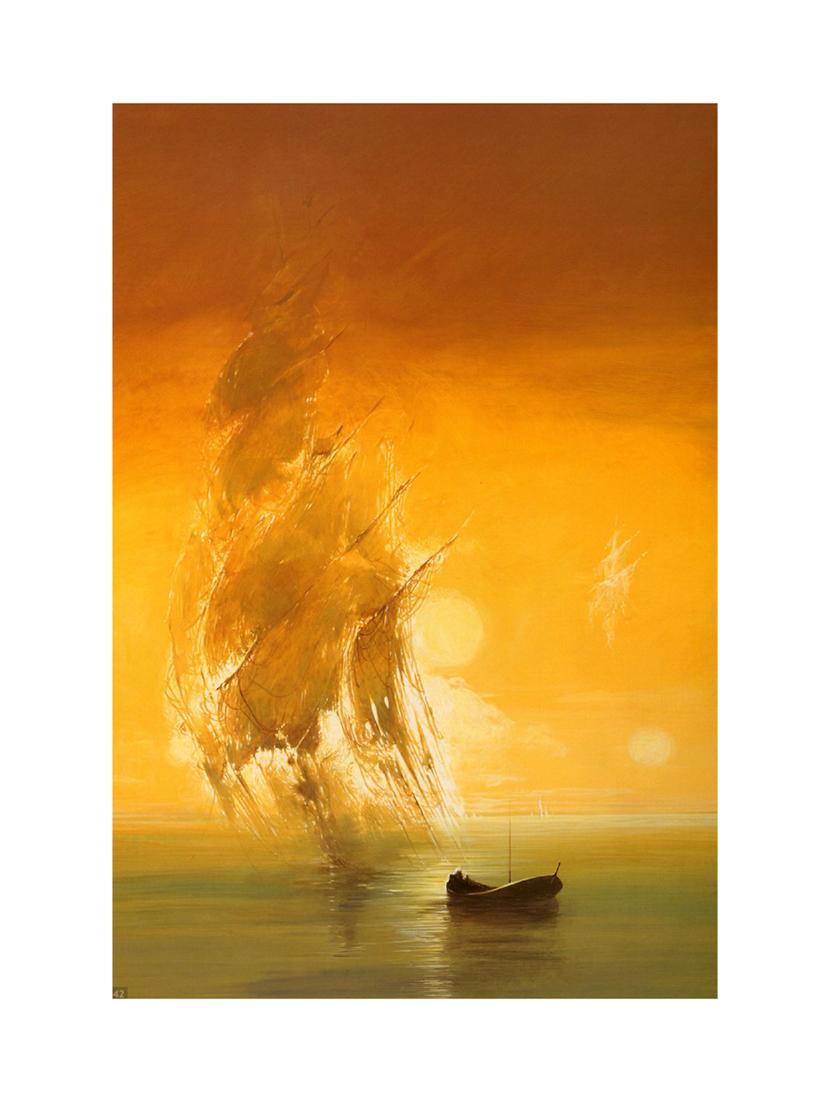 Rawpockets"A lonely boat "Wall posters (PaperBoard,33cmX48cm) - 15731940 - Zoom Image - 1