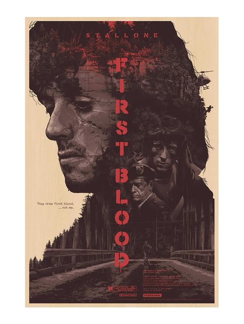Rawpockets"First Blood"Wall posters (PaperBoard,33cmX48cm) - 15731953 - Standard Image - 1