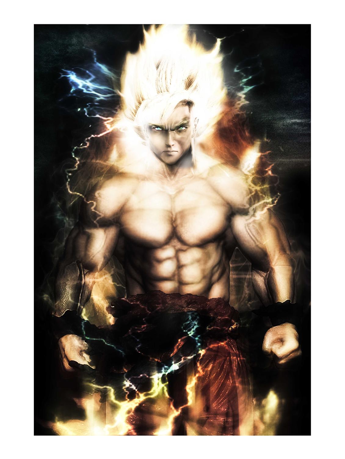Rawpockets"Goku Fire"Wall posters (PaperBoard,33cmX48cm) - 15731955 - Zoom Image - 1