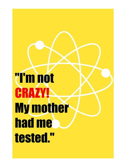 Rawpockets"I am not Crazy"Wall posters (PaperBoard,33cmX48cm) - 15731962 - Standard Image - 1