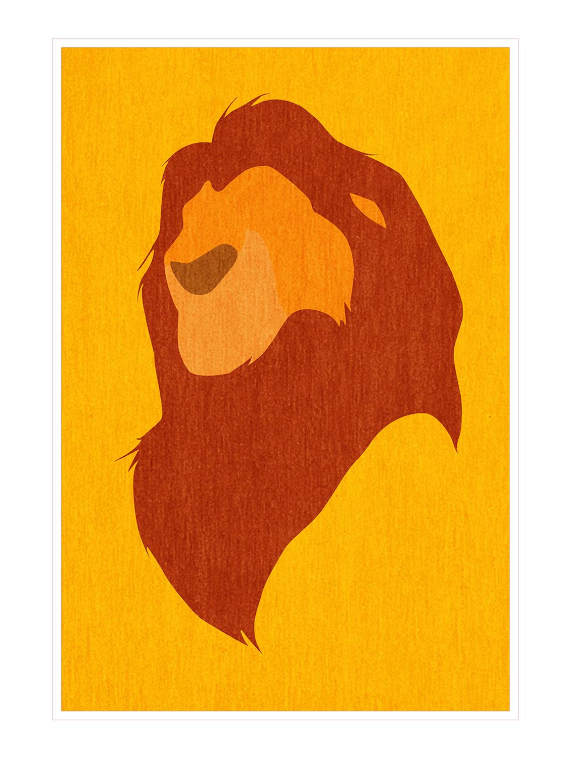Rawpockets"Lion King"Wall posters (PaperBoard,33cmX48cm) - 15731973 - Zoom Image - 1