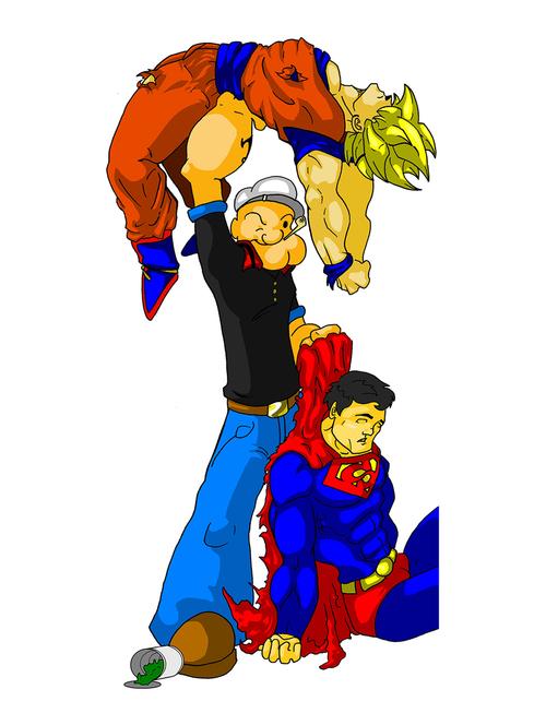 Rawpockets"Popeye The Super Hero"Wall posters (PaperBoard,33cmX48cm) - 15731983 - Standard Image - 1
