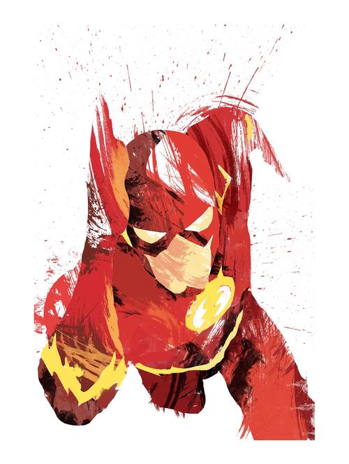 Rawpockets"Running Flash"Wall posters (PaperBoard,33cmX48cm) - 15731985 - Standard Image - 1