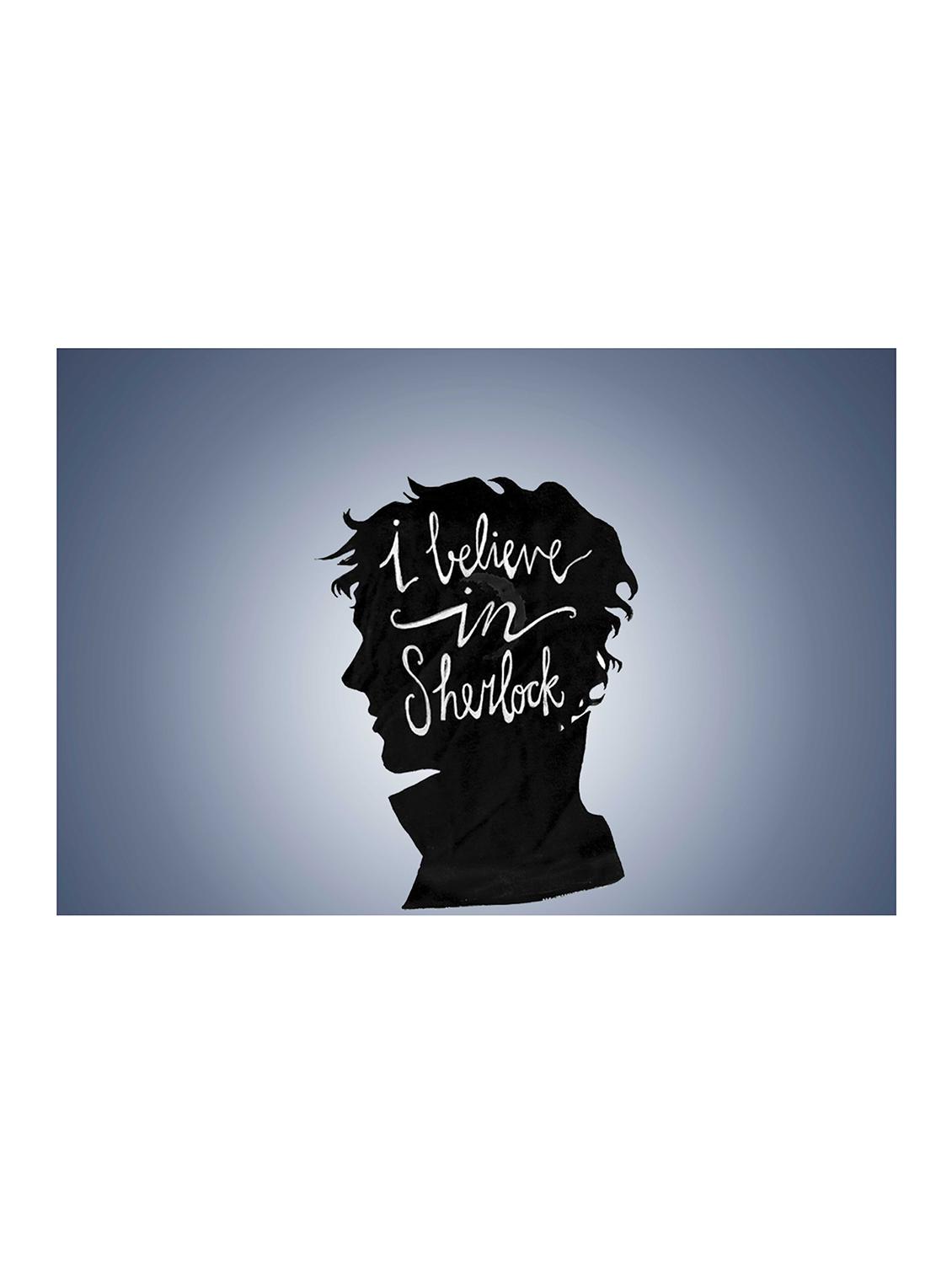 Rawpockets"Believe in Sherlock"Wall posters (PaperBoard,33cmX48cm) - 15732003 - Zoom Image - 1