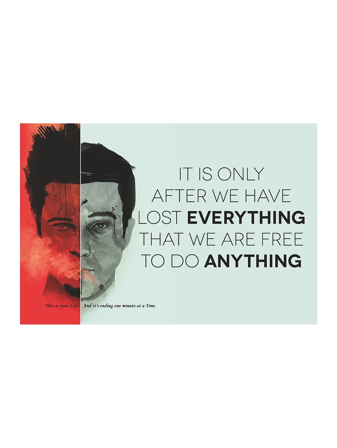 Rawpockets"Fight Club Quotes"Wall posters (PaperBoard,33cmX48cm) - 15732023 - Zoom Image - 1