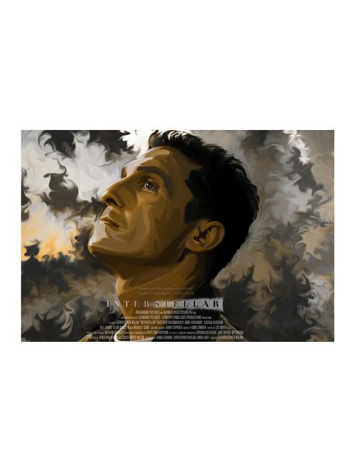 Rawpockets"Interstellar Hero"Wall posters (PaperBoard,33cmX48cm) - 15732035 - Standard Image - 1