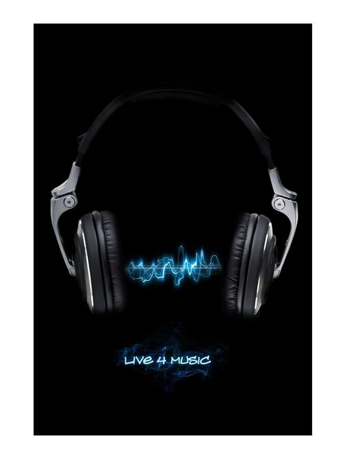 rawpockets"live 4 music"wall posters (paperboard,33cmx48cm) - 15732051 - Very Small Image - 1