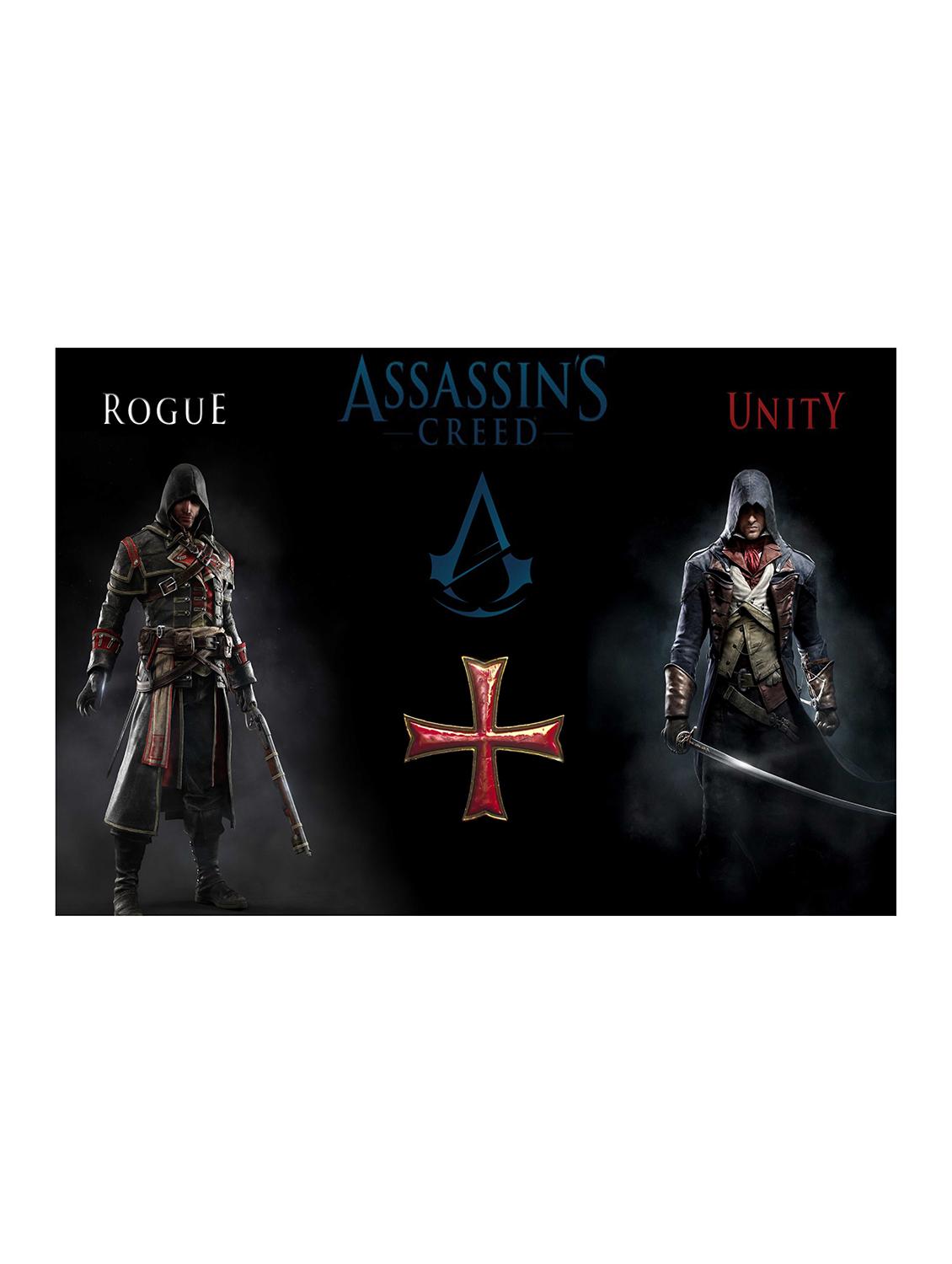 Rawpockets"Assasin's Creed Rogue Vs Unity"Wall posters (PaperBoard,33cmX48cm) - 15732082 - Zoom Image - 1