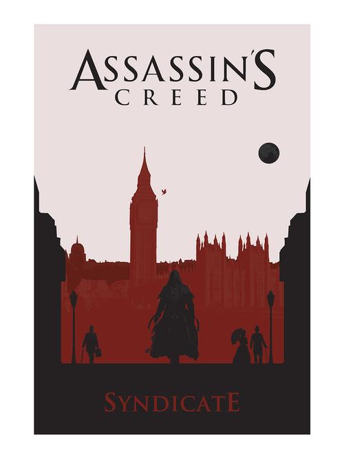 Rawpockets"Assasin's Creed Syndicate Red"Wall posters (PaperBoard,33cmX48cm) - 15732085 - Standard Image - 1