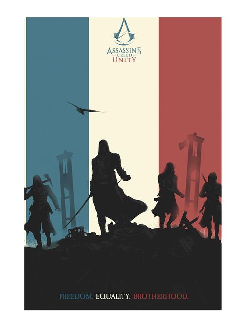 Rawpockets"Assasin's Creed Unity"Wall posters (PaperBoard,33cmX48cm) - 15732087 - Standard Image - 1
