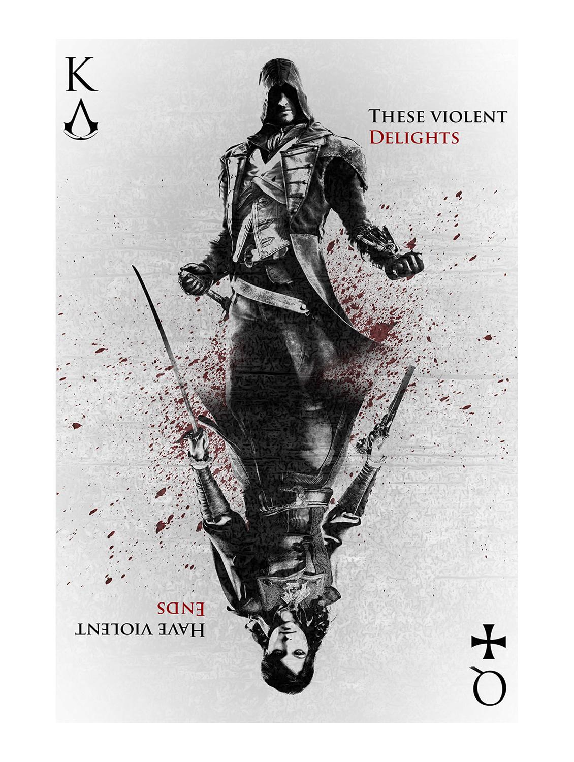 Rawpockets"Assasin's King & Queen"Wall posters (PaperBoard,33cmX48cm) - 15732090 - Zoom Image - 1