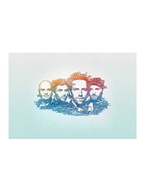 Rawpockets"Cold Play Faces"Wall posters (PaperBoard,33cmX48cm) - 15732120 - Standard Image - 1