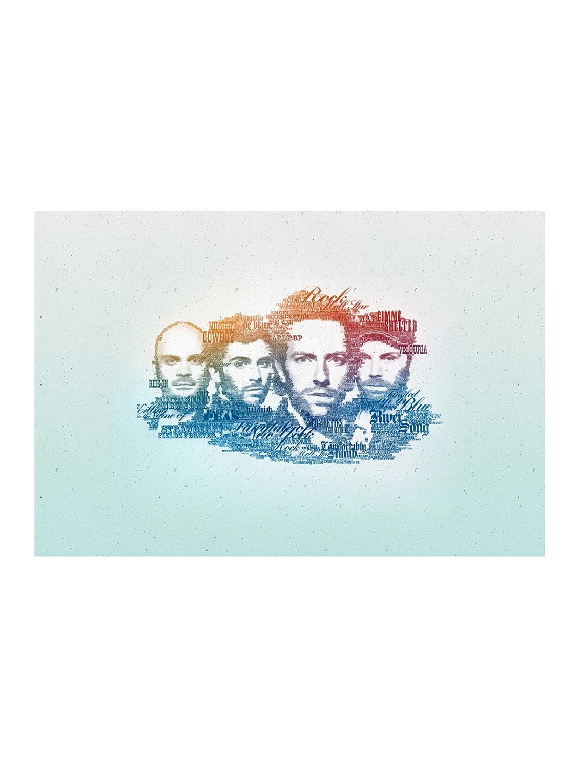 Rawpockets"Cold Play Faces"Wall posters (PaperBoard,33cmX48cm) - 15732120 - Zoom Image - 1