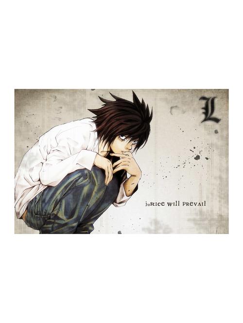 Rawpockets"Death Note - Justice will Prevail"Wall posters (PaperBoard,33cmX48cm) - 15732125 - Standard Image - 1