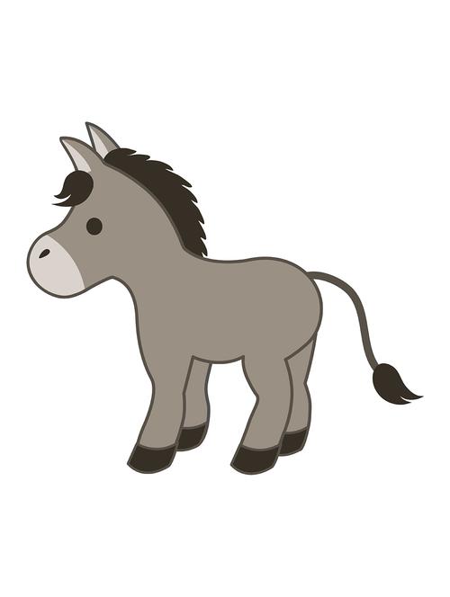 Rawpockets"Donkey"Wall posters (PaperBoard,33cmX48cm) - 15732129 - Standard Image - 1