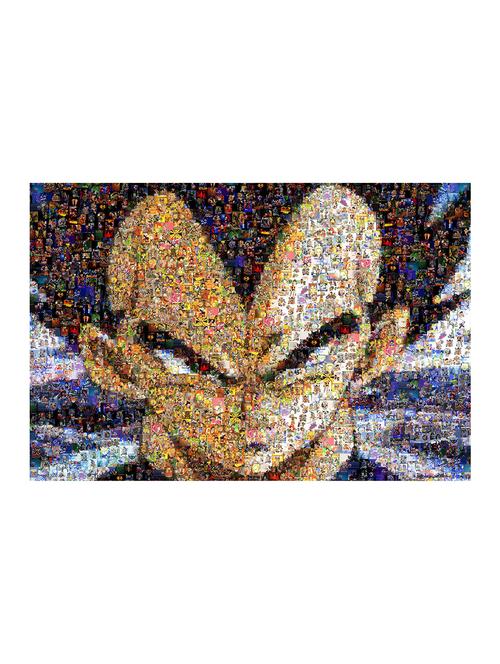 rawpockets"goku multi faces"wall posters (paperboard,33cmx48cm) - 15732141 - Very Small Image - 1