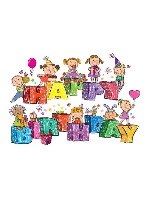 Rawpockets"Happy Birthday Wallpaper"Wall posters (PaperBoard,33cmX48cm) - 15732148 - Standard Image - 1
