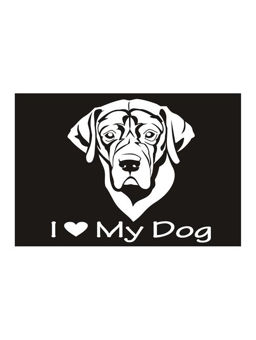 Rawpockets"I Luv My Dog"Wall posters (PaperBoard,33cmX48cm) - 15732153 - Standard Image - 1