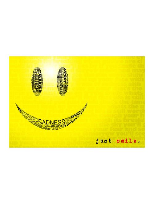 Rawpockets"Just Smile"Wall posters (PaperBoard,33cmX48cm) - 15732158 - Standard Image - 1