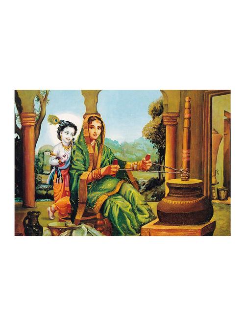 rawpockets"krishnar n yasodha"wall posters (paperboard,33cmx48cm) - 15732161 - Very Small Image - 1