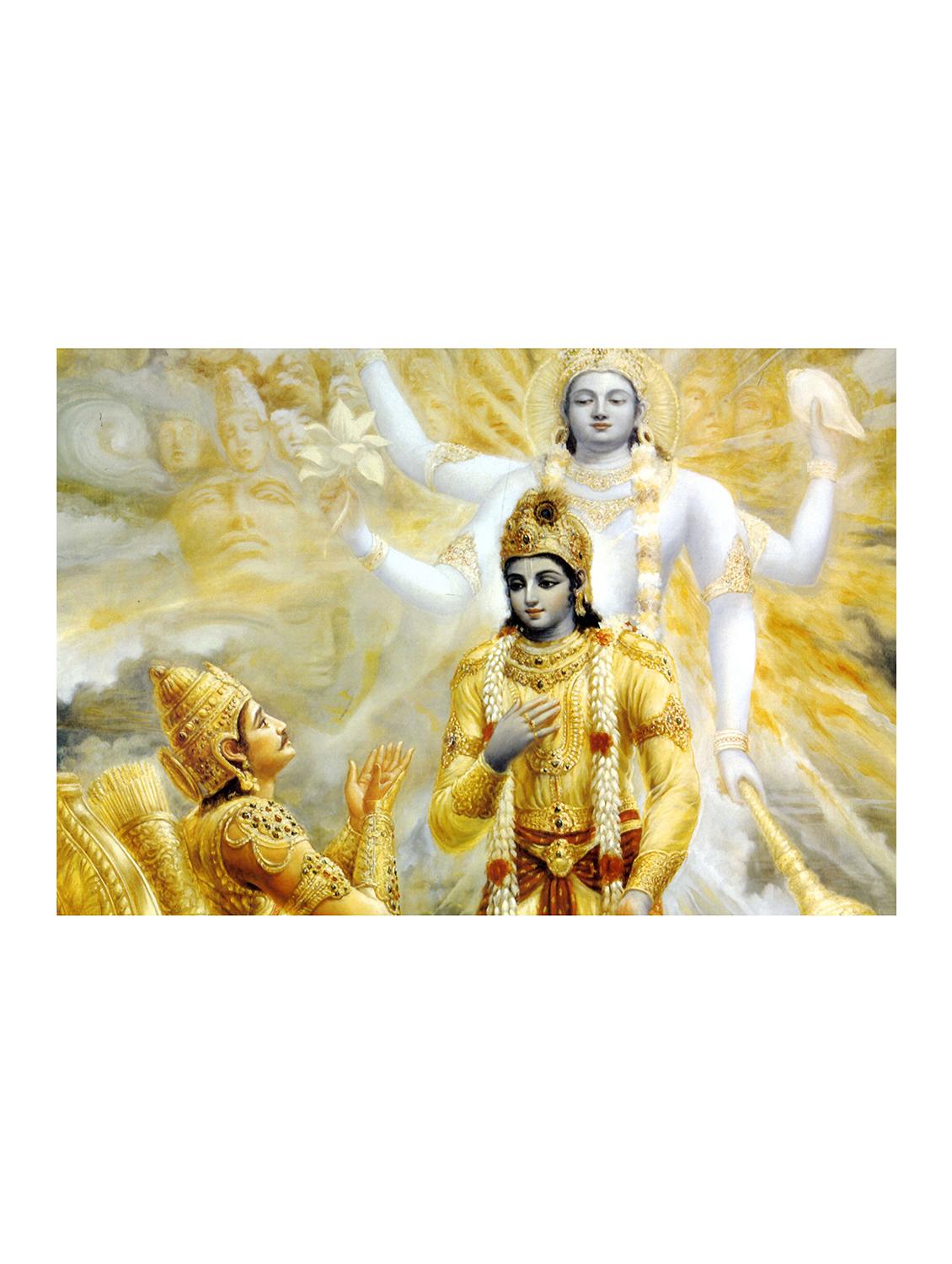Rawpockets"Lord Krishna n Arjuna"Wall posters (PaperBoard,33cmX48cm) - 15732165 - Zoom Image - 1
