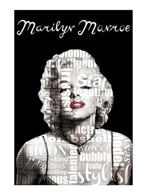 Rawpockets"Marilyn Monroe"Wall posters (PaperBoard,33cmX48cm) - 15732167 - Standard Image - 1