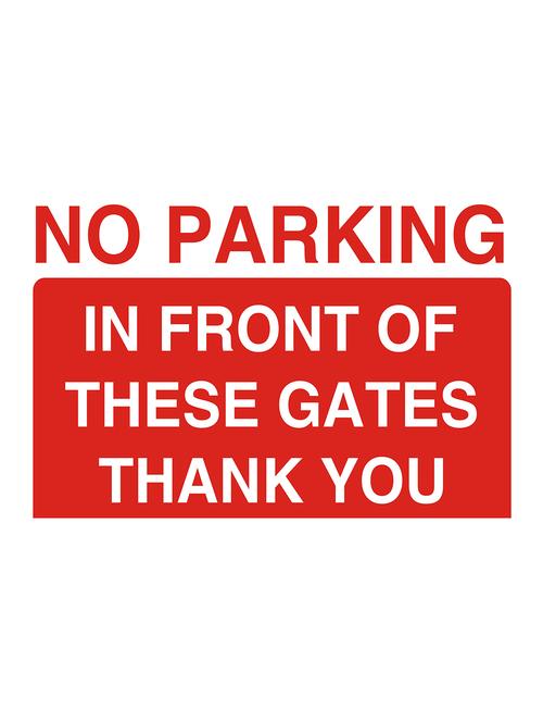 Rawpockets"No Parking Thank You"Wall posters (PaperBoard,33cmX48cm) - 15732175 - Standard Image - 1