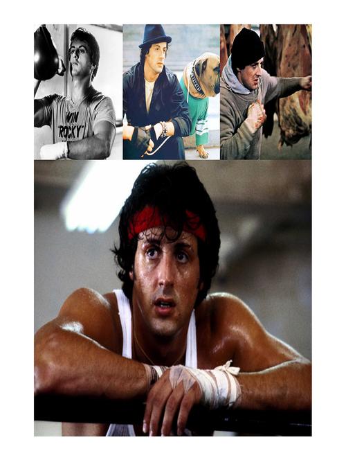 rawpockets"rocky in action"wall posters (paperboard,33cmx48cm) - 15732187 - Very Small Image - 1