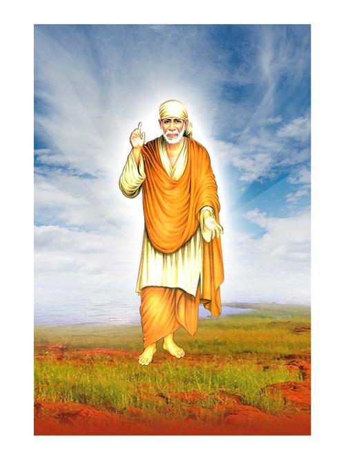 Rawpockets"Sai Baba Blessings"Wall posters (PaperBoard,33cmX48cm) - 15732190 - Standard Image - 1