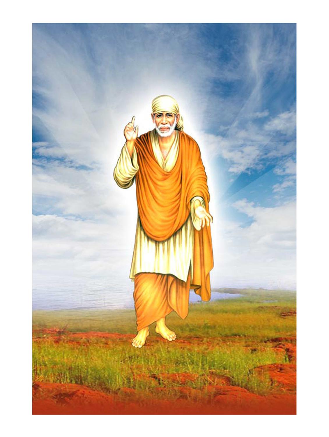Rawpockets"Sai Baba Blessings"Wall posters (PaperBoard,33cmX48cm) - 15732190 - Zoom Image - 1